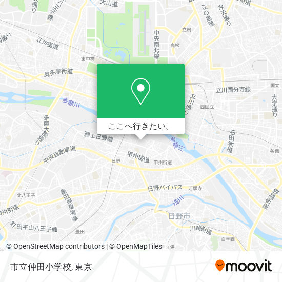 市立仲田小学校地図