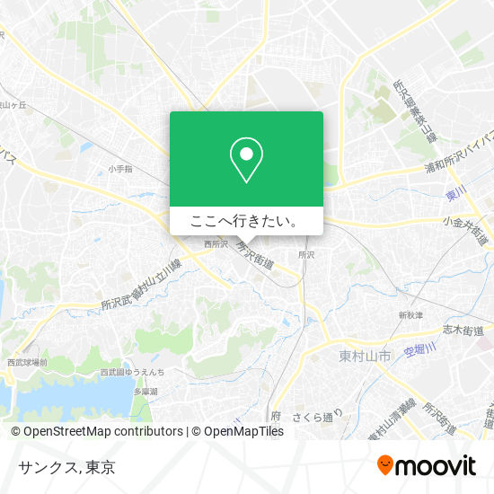 サンクス地図