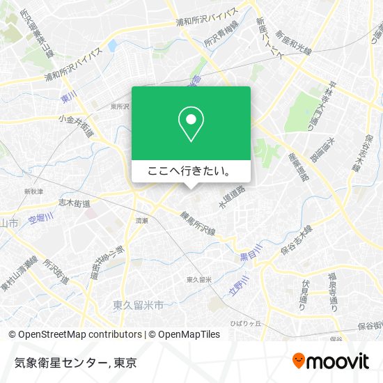 気象衛星センター地図