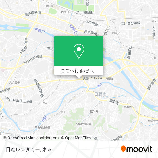 日進レンタカー地図