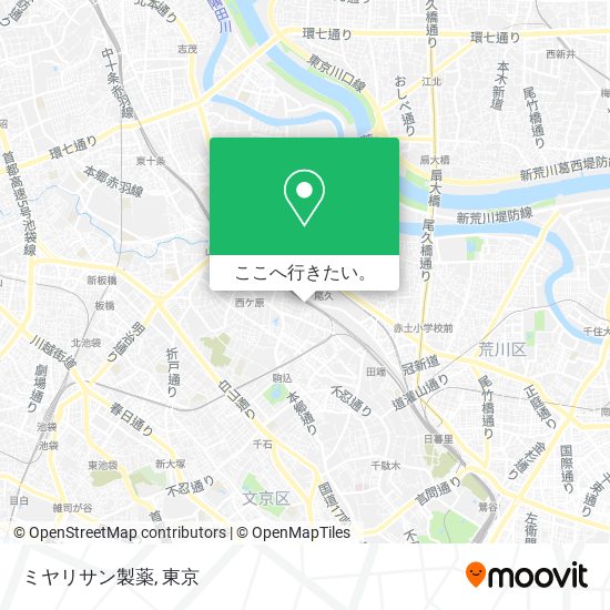 ミヤリサン製薬地図