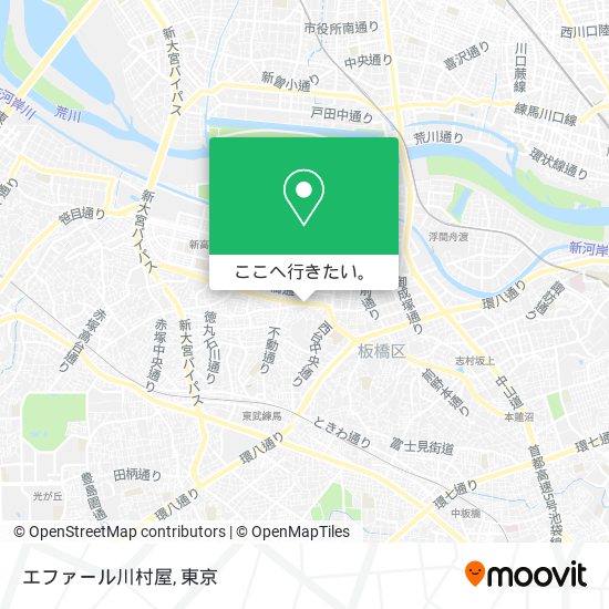 エファール川村屋地図
