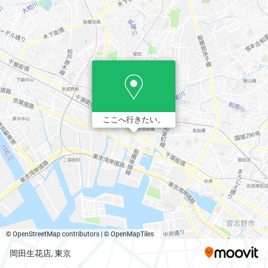 岡田生花店地図