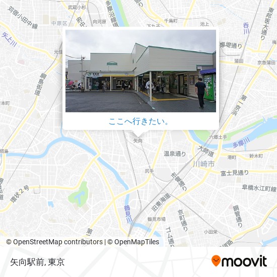 矢向駅前地図