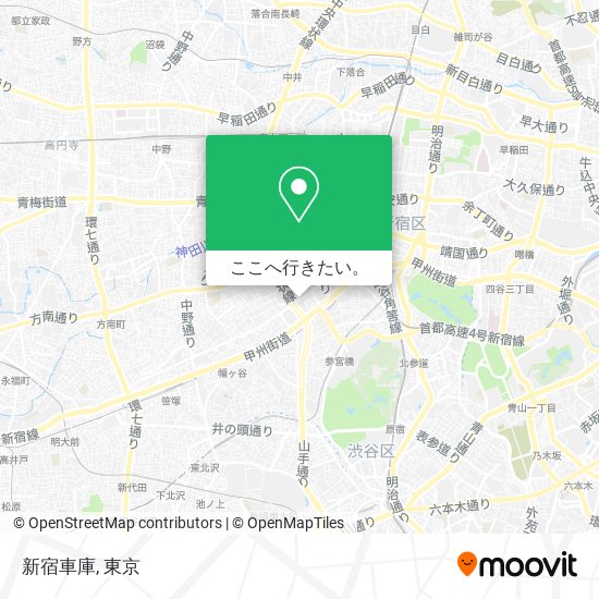 新宿車庫地図