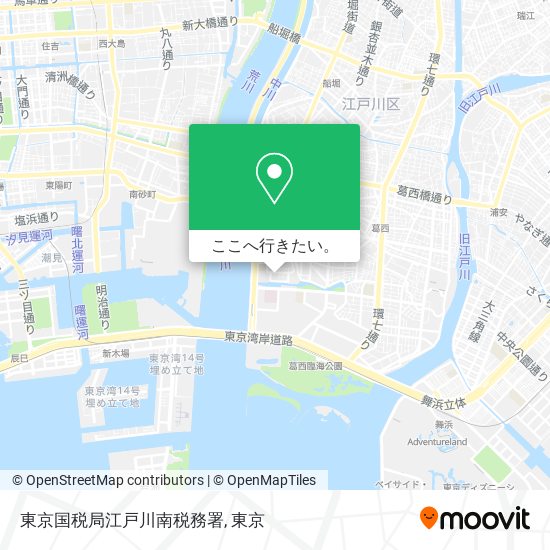 東京国税局江戸川南税務署地図