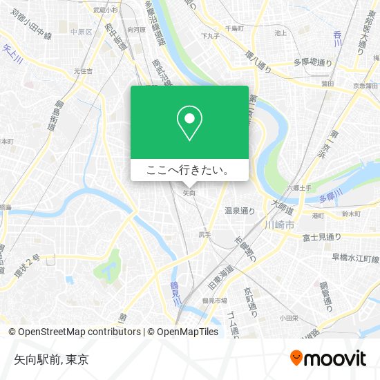 矢向駅前地図