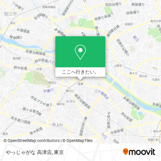 やっじゃがな 高津店地図