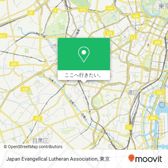 Japan Evangellcal Lutheran Association地図