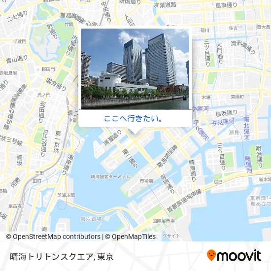 晴海トリトンスクエア地図