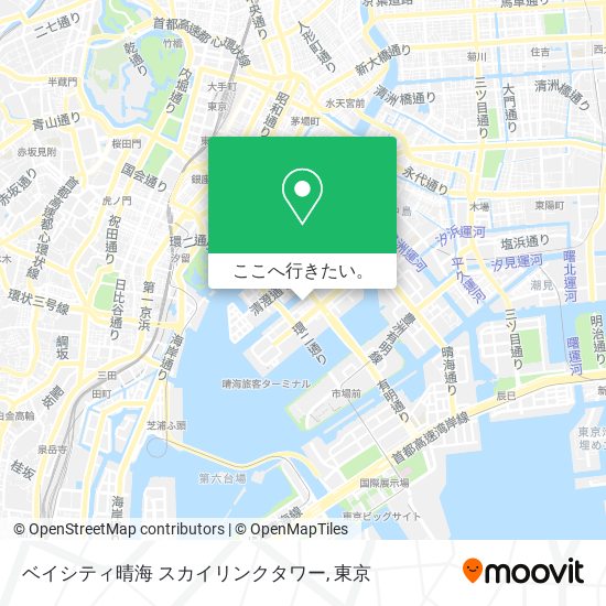 ベイシティ晴海 スカイリンクタワー地図