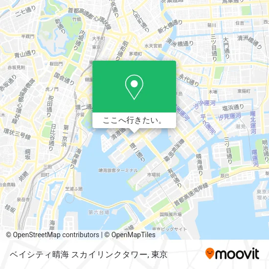 ベイシティ晴海 スカイリンクタワー地図