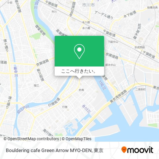 Bouldering cafe Green Arrow MYO-DEN地図