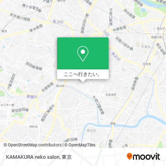 KAMAKURA neko salon地図