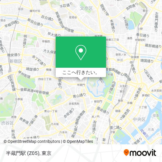 半蔵門駅 (Z05)地図