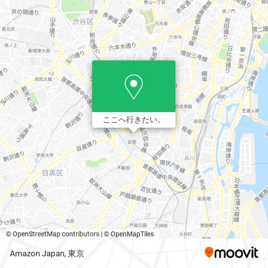 Amazon Japan地図