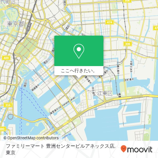 ファミリーマート 豊洲センタービルアネックス店地図