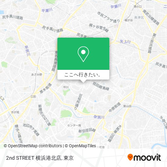 2nd STREET 横浜港北店地図