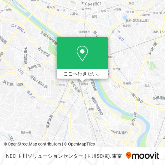 NEC 玉川ソリューションセンター (玉川SC棟)地図