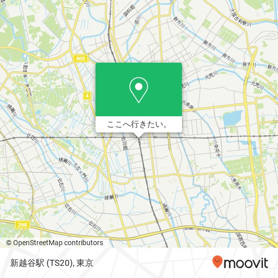 新越谷駅 (TS20)地図