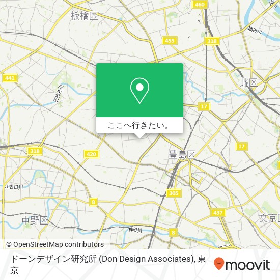 ドーンデザイン研究所 (Don Design Associates)地図