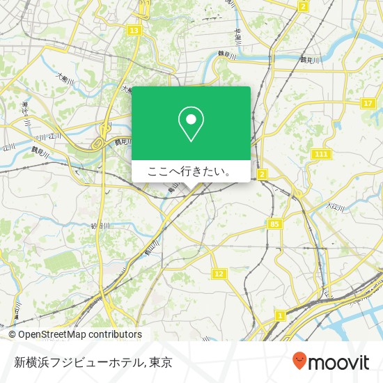 新横浜フジビューホテル地図