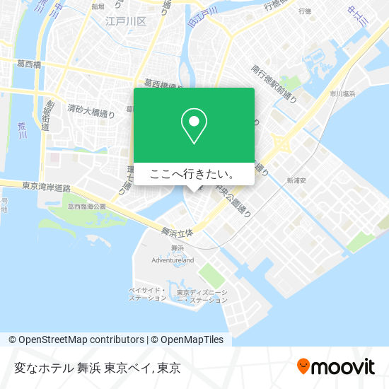 変なホテル 舞浜 東京ベイ地図