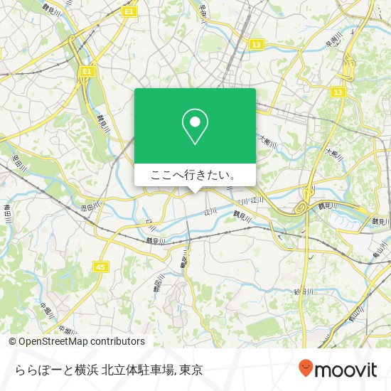 ららぽーと横浜 北立体駐車場地図