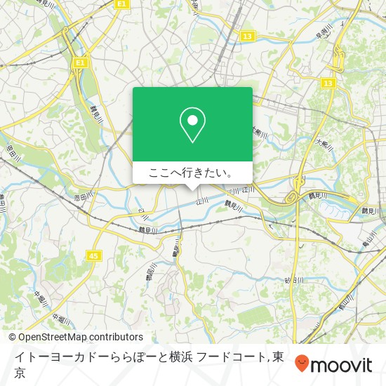 イトーヨーカドーららぽーと横浜 フードコート地図