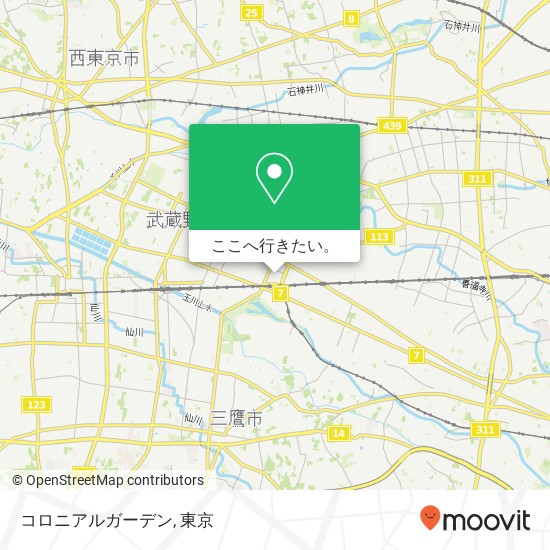 コロニアルガーデン地図