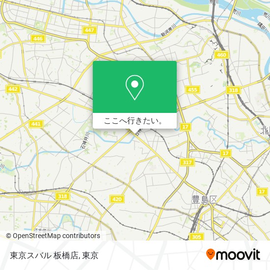 東京スバル 板橋店地図
