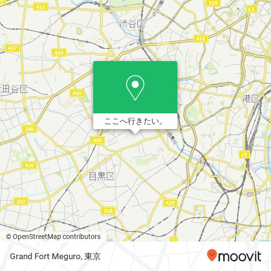 Grand Fort Meguro地図