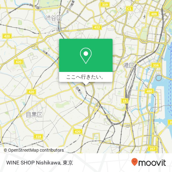 WINE SHOP Nishikawa地図