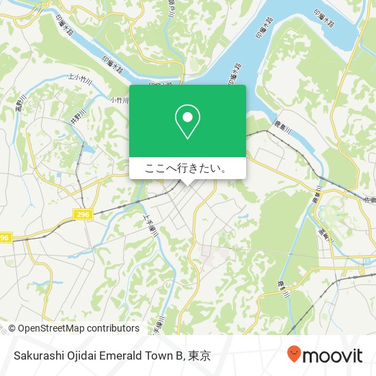 Sakurashi Ojidai Emerald Town B地図