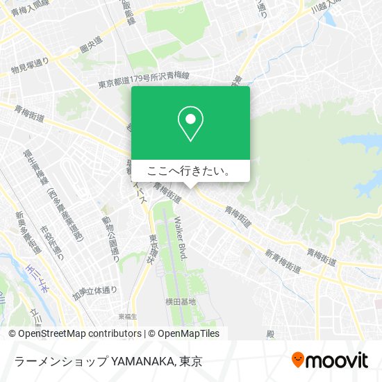 ラーメンショップ YAMANAKA地図