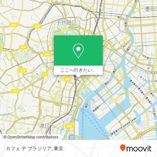 カフェ デ ブラジリア地図