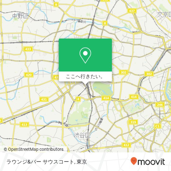 ラウンジ&バー サウスコート地図