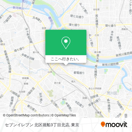 セブンイレブン 北区堀船3丁目北店地図