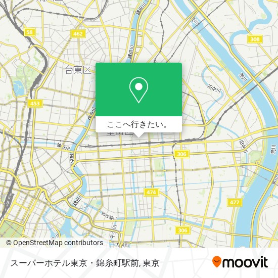 スーパーホテル東京・錦糸町駅前地図