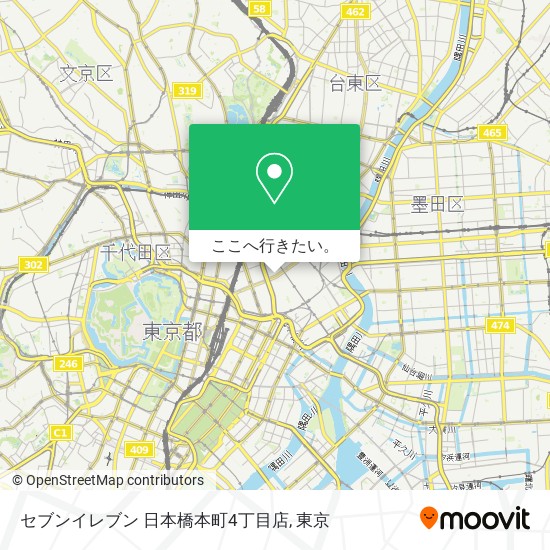 セブンイレブン 日本橋本町4丁目店地図