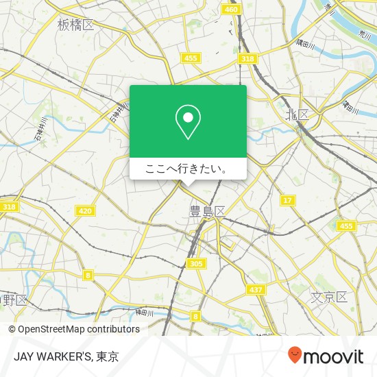 JAY WARKER'S地図