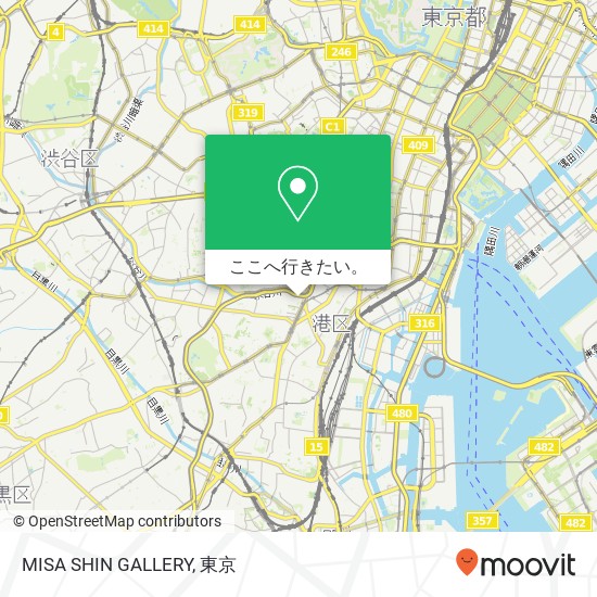 MISA SHIN GALLERY地図