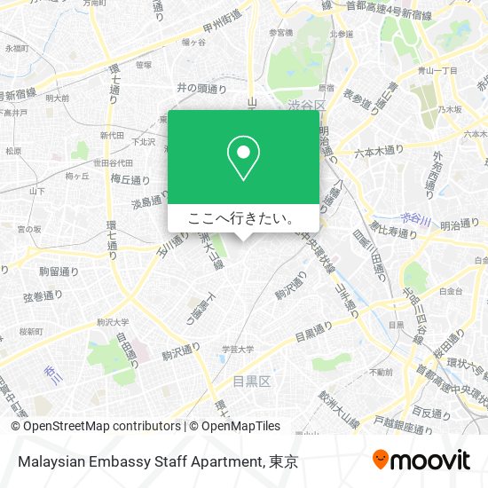 Malaysian Embassy Staff Apartment地図