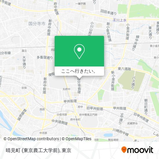 晴見町 (東京農工大学前)地図