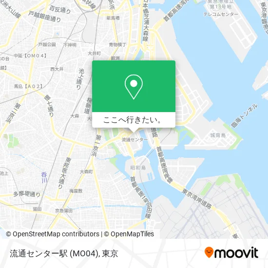 流通センター駅 (MO04)地図