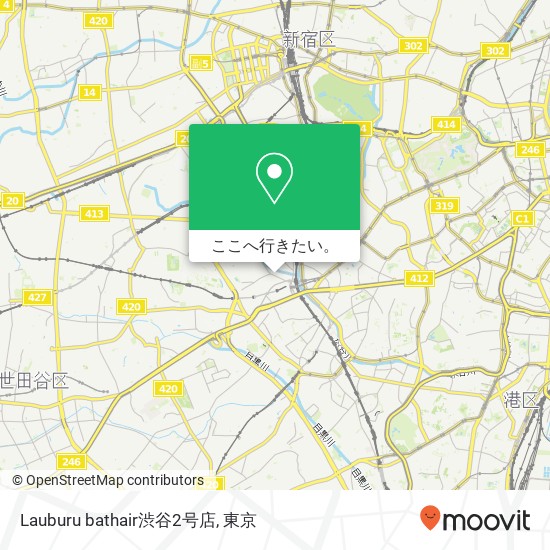 Lauburu bathair渋谷2号店地図