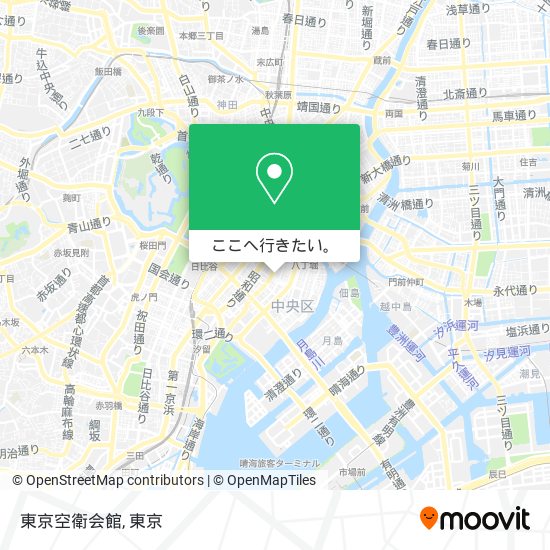 東京空衛会館地図