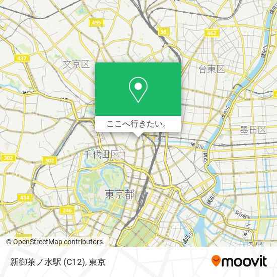 新御茶ノ水駅 (C12)地図