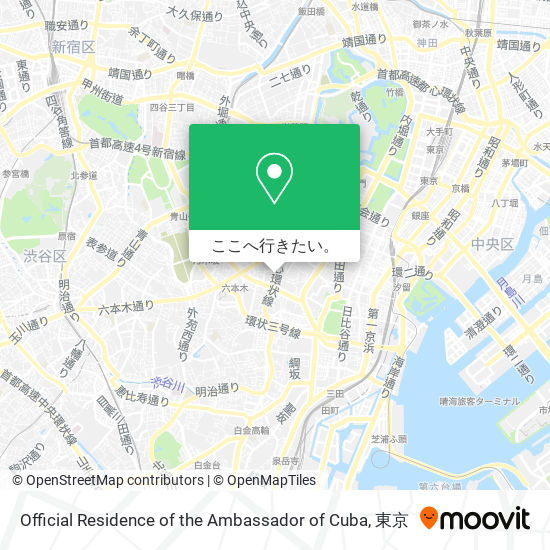 Official Residence of the Ambassador of Cuba地図