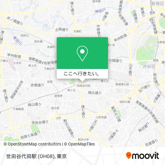 世田谷代田駅 (OH08)地図